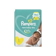Pampers Baby Dry Size 1 Newborn 2-5Kg 34 Pieces